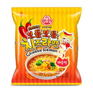1pza Ramen / sopa instantánea ottogi cheese ramen spicy 111g / 525761