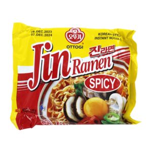 1pza Ramen / sopa instantánea ottogi jin ramen spicy 120g / 999913