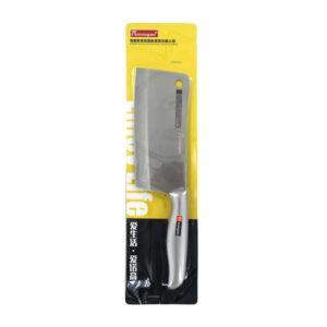 Cuchillo tipo hacha de acero inoxidable con mango metálico / ainuogao