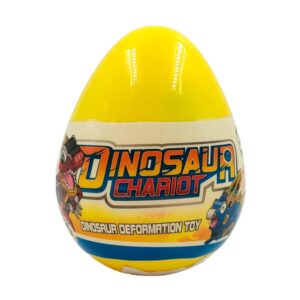 Juguete de huevo sorpresa con temática de dinosaurios transformer, variedad de modelos / dinosaur chariot / kl-134 / kl-133