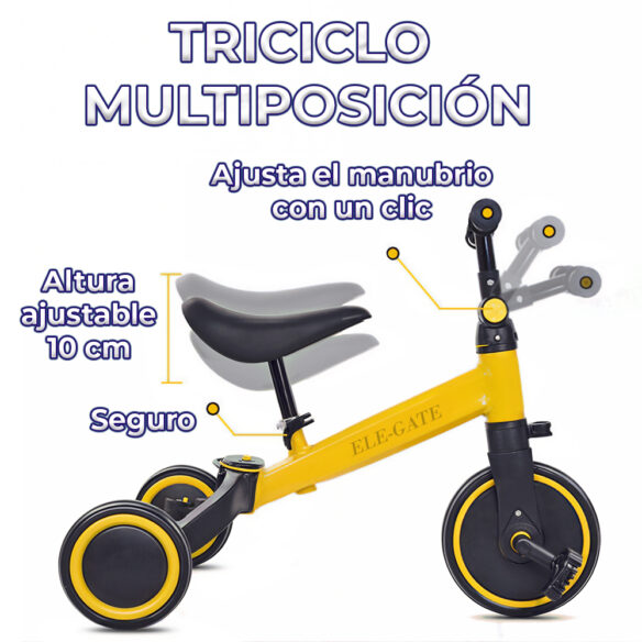 Bicicleta de tres ruedas para niños online