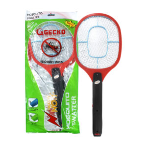 Raqueta eléctrica recargable mata mosquitos semi rectangular, variedad de colores / gecko / 2015
