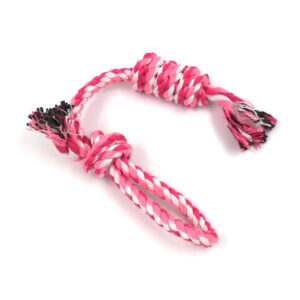 Juguete de cuerda con nudos para perro, variedad de colores / xfxh0018