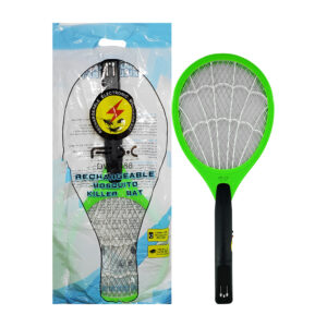 Raqueta eléctrica recargable mata mosquitos con red de tiple capa / dw-118