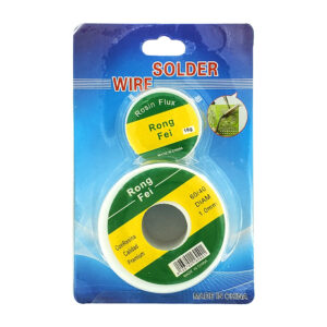 Kit para soldar, bote pequeño con pasta de 10g + alambre de 1.0mm / rong fei / tl43106