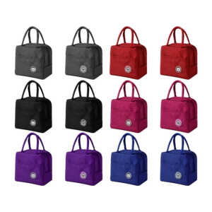 Lonchera térmica lisa con 2 compartimientos, variedad de colores / lunch bag / 8100 / 829 / ly213