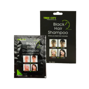 1pza Shampoo oscurecedor para cabello negro 25ml / black hair shampoo