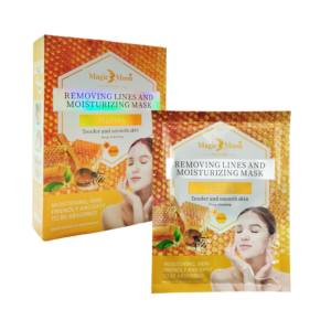 Caja 10 mascarillas hidratantes faciales con extracto de miel 30ml / magic moon / tc-7023c