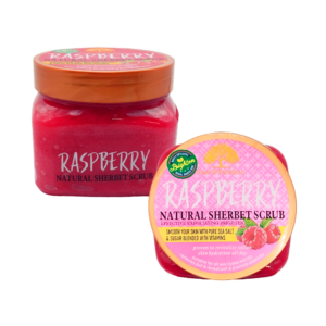 Exfoliante corporal con extracto de frambuesa 600g / fruit of the wokali / 600124