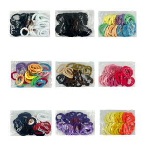 Bolsa transparente tipo ziploc con 30 donas grandes de textura suave, variedad de colores / yuanlin / y-27-5