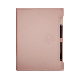 Agenda 2025 con separador + bolígrafo, diseño color liso metálico / zy-vsdo28