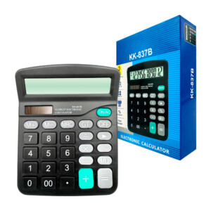 Calculadora electrónica digital mediana con 12 dígitos casmlte / kk-837b