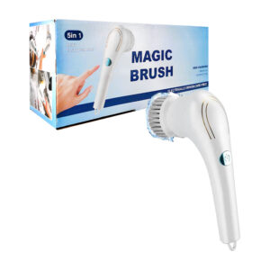 Cepillo eléctrico con 5 cabezales intercambiables para limpieza del hogar / magic brush / xw