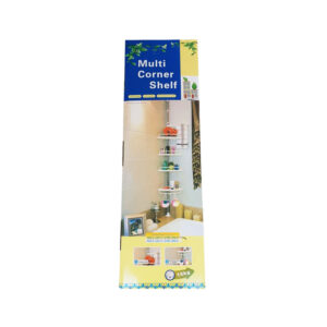 Estante de esquina multifuncional ajustable con 4 niveles 100x260cm, para baño / multi corner shelf