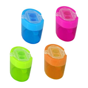Paquete de sacapuntas con 12pz, variedad de colores / 8133