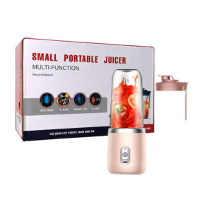 Licuadora portátil, vaso procesador para jugo,  con tapadera para transportar sin derrames / small portable juice