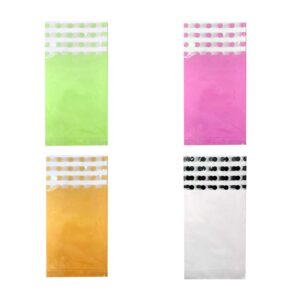 Paquete con 20 pliegos de papel coreano con orilla traslucida de lunares para manualidades, variedad de colores / m-2331-7