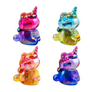 1pza Mini sacapuntas en forma de unicornio tornasol, 5.5cm, variedad de colores / s-9740
