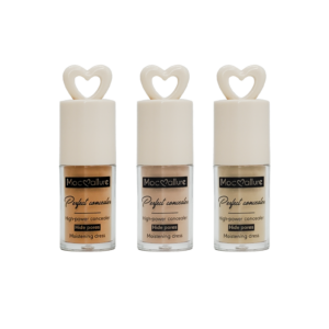 1pza Corrector líquido con brocha aplicadora, variedad de tonos / moc mallure / perfect concealer / ts-312