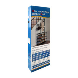 Organizador / repisa multifuncional con 5 niveles y perchero, 80x29.5x171cm / new simple floor clothes rack / v2-nf6604-60