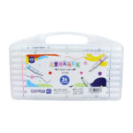 Estuche con 36 marcadores plumones doble punta de colores / chaoran / children marker 190