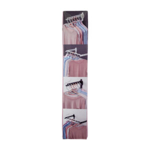 Estante organizador de perchas montado en la pared para ropa, variedad de colores / yjg-011
