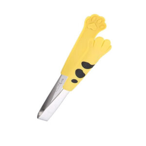 Pinzas de acero inoxidable con diseño de patitas de gato para alimentos, 240mm, variedad de colores / catch catt ngs / v2-g034