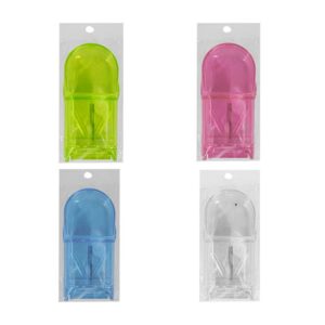 1pza Pastillero portátil con cortador de pastillas, variedad de colores / x-198-4