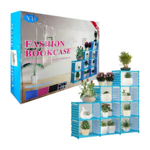 Organizador / librero multifuncional con 10 compartimientos, variedad de colores / fashion book case / 14917