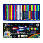 Paquete con 25 plumones marcadores mágicos, variedad de colores / magic pens