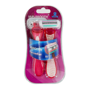 Blíster con 2 rastrillos desechables de triple navaja y banda de aloe vera / maximooth super comfort / mt982