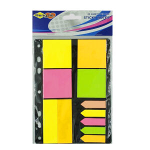Set de post it, notas adhesivas con 11 bloques de 25 hojas, variedad de colores / hengjie / st39005