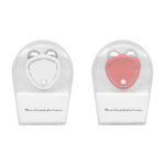 Masajeador facial en forma triangular con rodillos de microcorriente, variedad de colores / s-022 / ks-26r