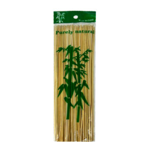 Paquete con 100 palillos delgados de bambú para hacer brochetas, 25cm / purely natural / 501012