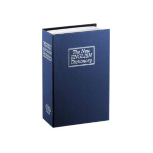 Caja fuerte de seguridad en forma de diccionario 180x115x55mm, variedad de colores / the new english / booksafe