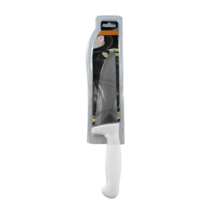 Cuchillo para cocina de acero inoxidable con hoja de 8 pulgadas y mango de plástico / kc42379