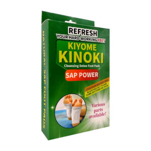 Caja con 30 parches desintoxicantes refrescantes para pies / kiyome kinoki / 16728