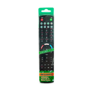 Control remoto universal de 22cm en color negro para televisión / rm-034pro