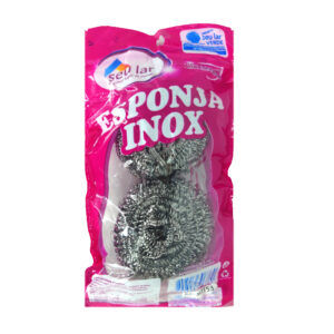 Paquete de 2 fibras metálicas redondas para trastes / inox