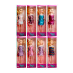 Muñeca tipo barbie con vestido de lentejuelas, variedad de colores / min sheng / ms20213