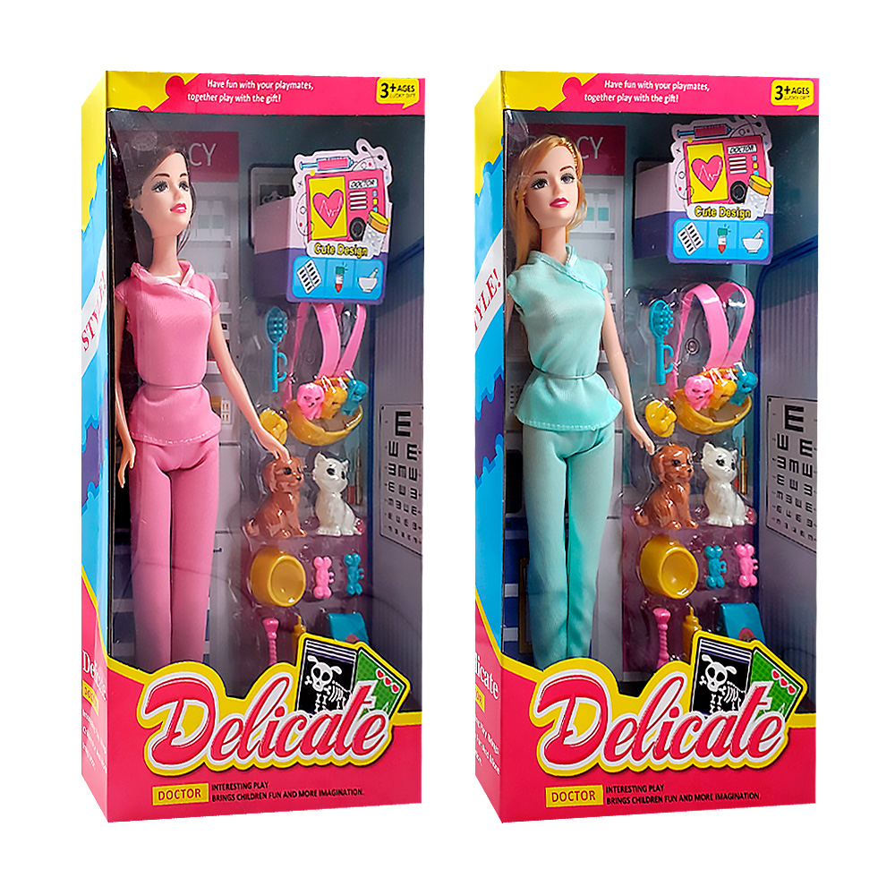 Muñeca barbie veterinaria deals