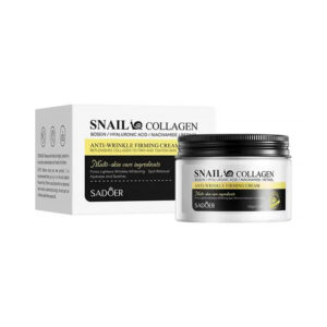Crema reafirmante anti arrugas sadoer con extracto de colágeno y baba de caracol, 120g / c672 / sd09685