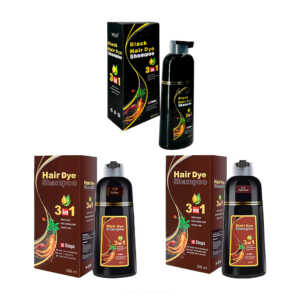 Shampoo tinte hidratante 3 en 1 con extracto de jengibre y aceite de argán para el cabello, 500ml, variedad de colores / vojo / hair dye