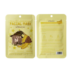 Mascarilla facial kormesic con extracto de aceite de plátano anti acné, 25ml / kmc59458