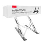 Base soporte plegable metálica para laptop, variedad de colores / laptop stand / 11635