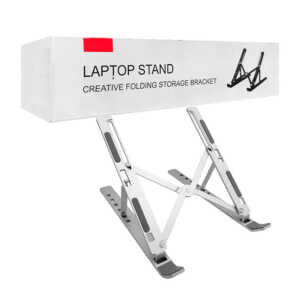 Base soporte plegable metálica para laptop, variedad de colores / laptop stand / 11635