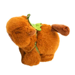 Peluche afelpado de cuerda con diseño de capibara + broche tipo pulsera, variedad de colores / 1635-31