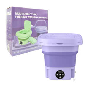 Mini lavadora plegable con cuerpo de silicona, asa agarradera, pantalla táctil y capacidad de 11L, variedad de colores / 12v / folding washing machine