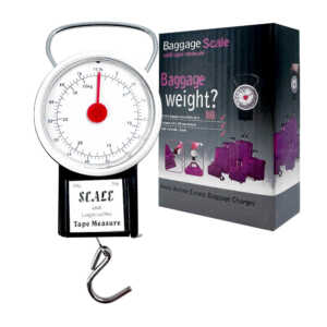1pza Báscula manual para equipaje - maletas con capacidad de hasta 32kg, variedad de usos / baggage scale / 17383