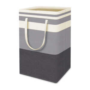 1pza Bolsa organizadora plegable con agarradera, bicolor, de tela, variedad de usos / on teck / 17441